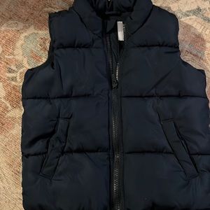 Thick navy vest fleece lined